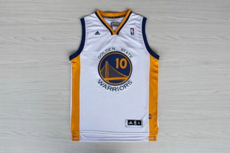 Maillot De Basket Golden State Warriors David Lee 10 Tissus Sportif Fans Edition Blanc